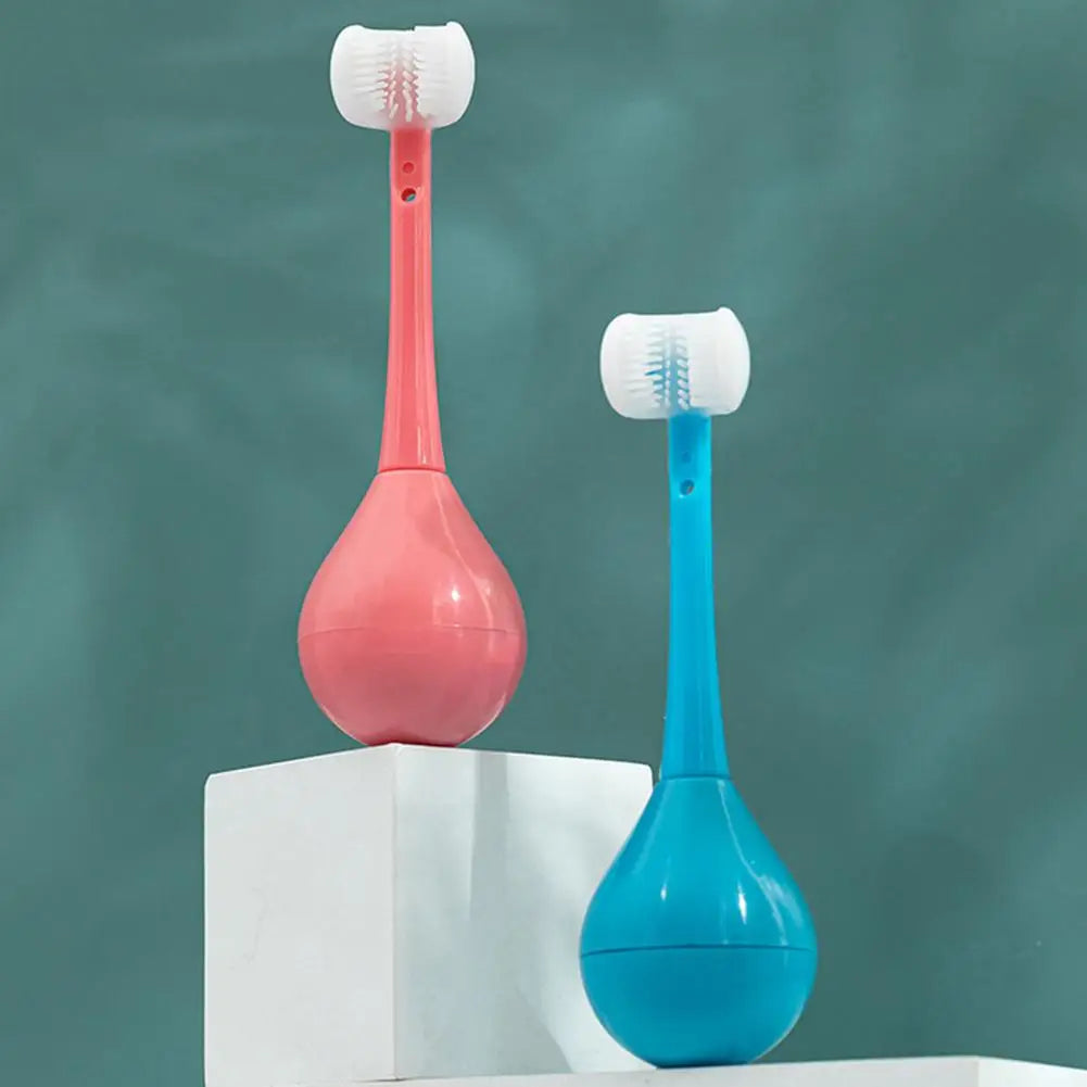 Three-Sided Toothbrush