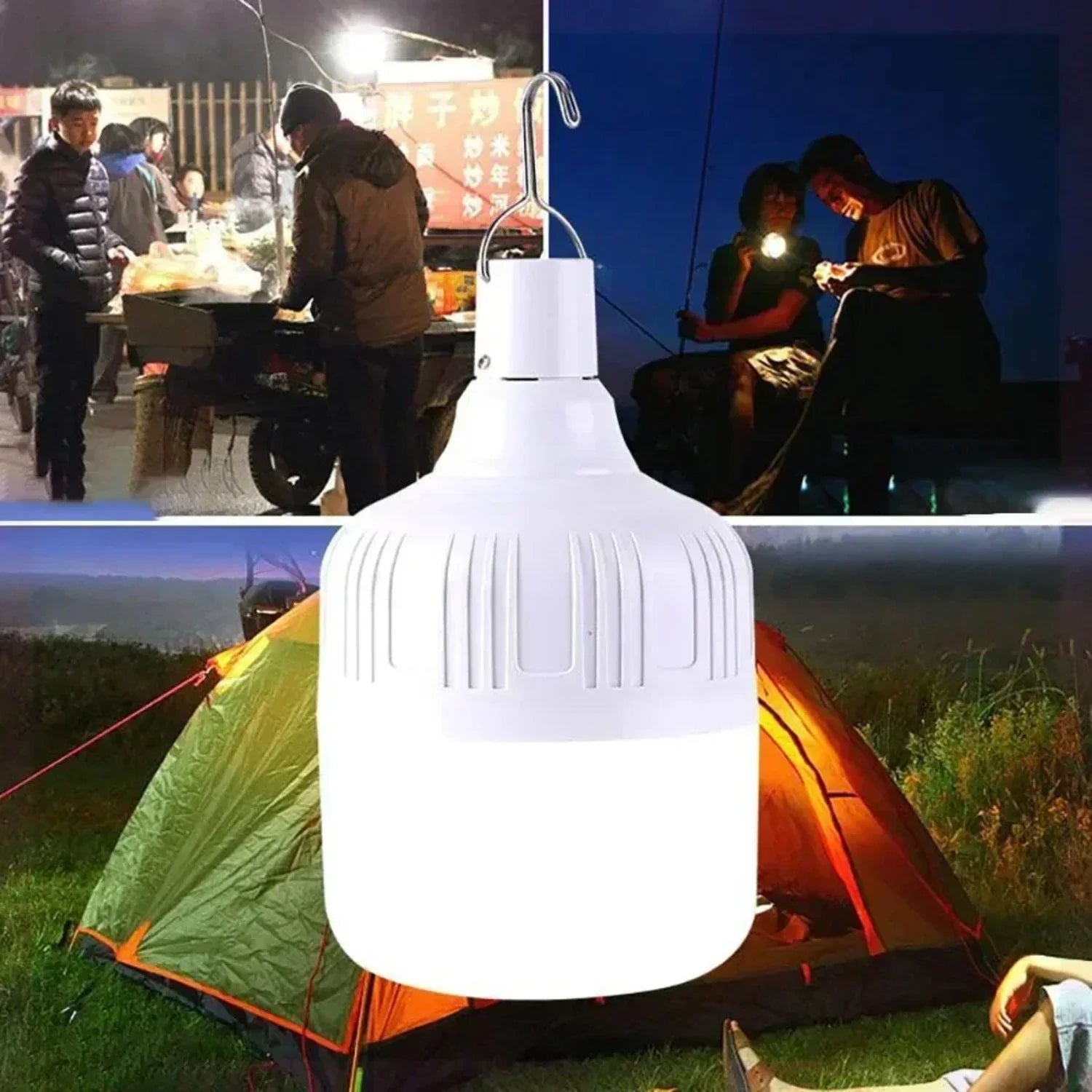 Portable LED Camping Flashlight