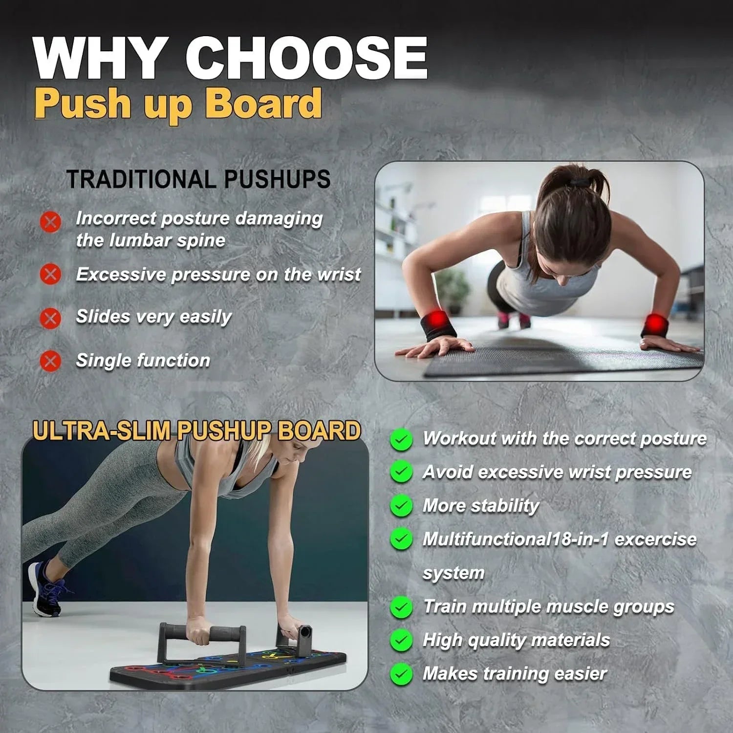 Multifunctional Push-up Board Set