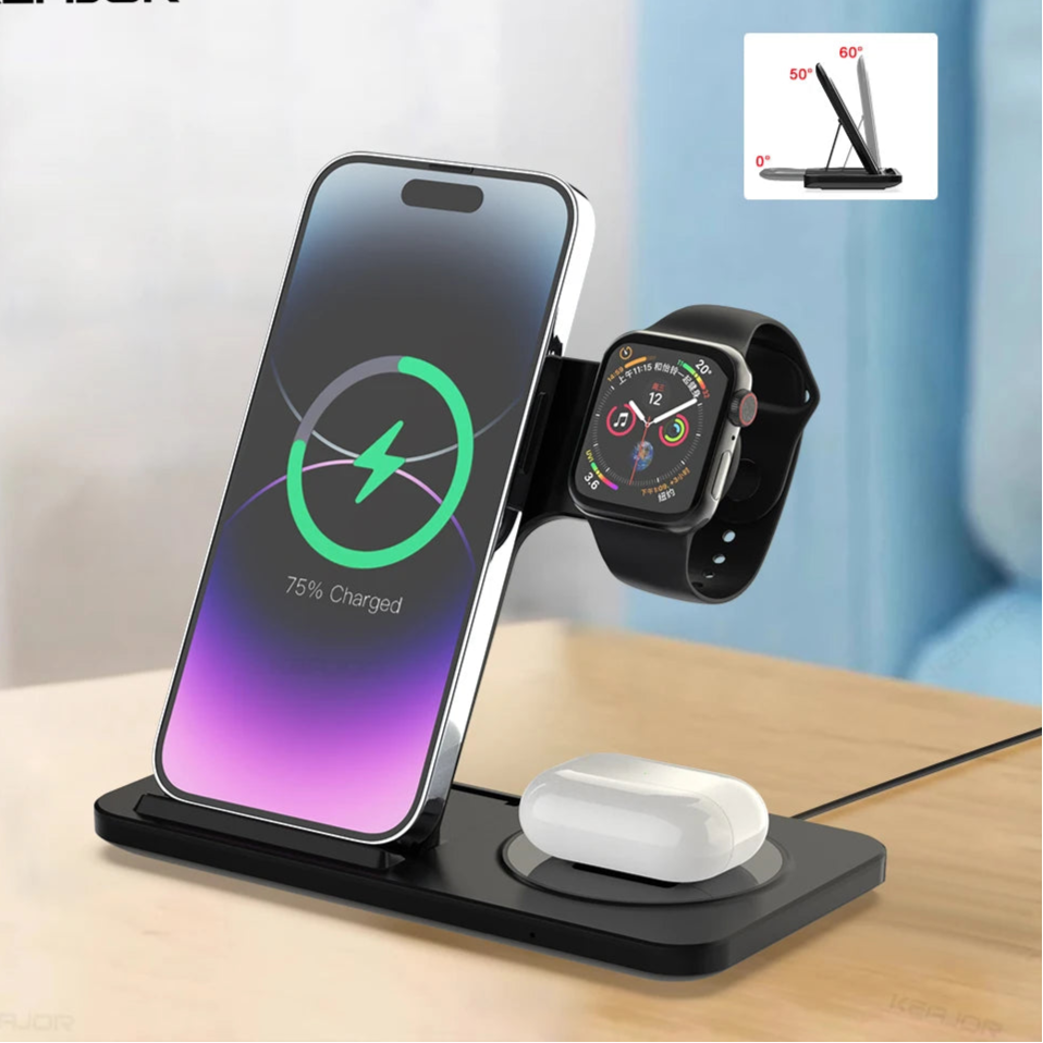 3 in 1 Foldable Wireless Charger