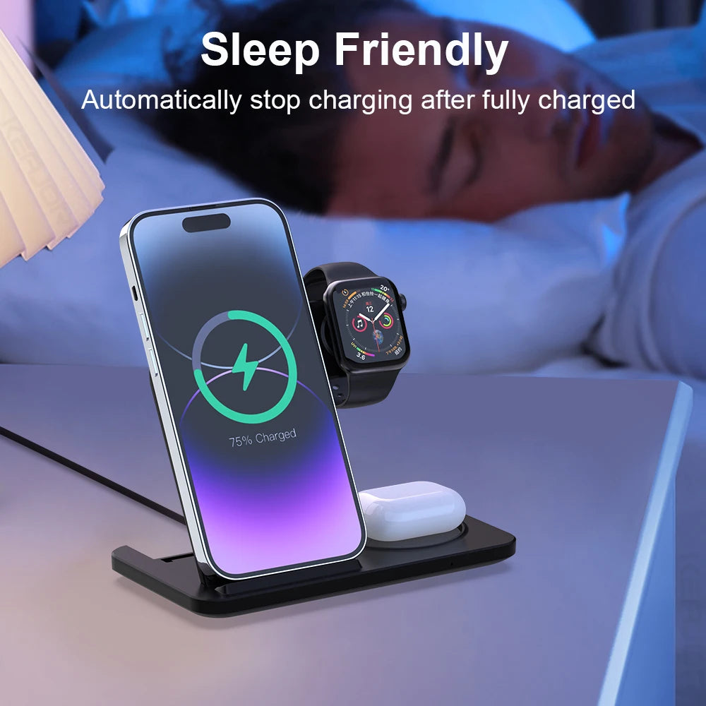 3 in 1 Foldable Wireless Charger